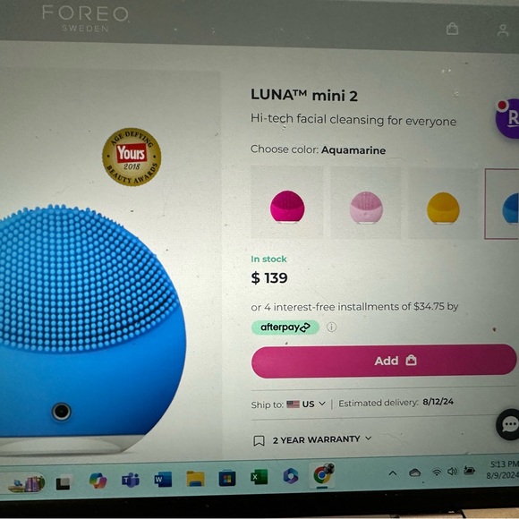 FOREO Luna Mini 2 facial cleanser - Picture 2 of 4